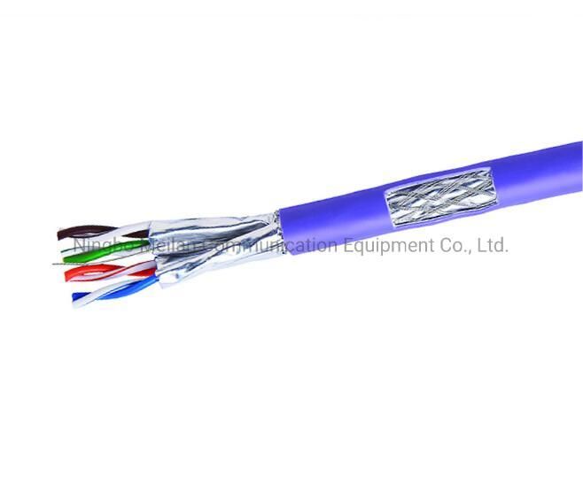 FTP SFTP Type CAT6A Customized Network Patch Cord LAN Cable SFTP Cable