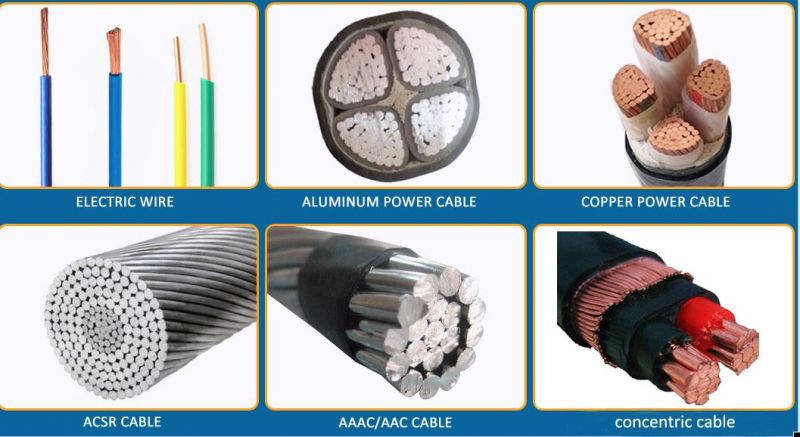 0.6/1kv Aluminum Conductor XLPE Insulated 2X8 AWG Concentric Cable