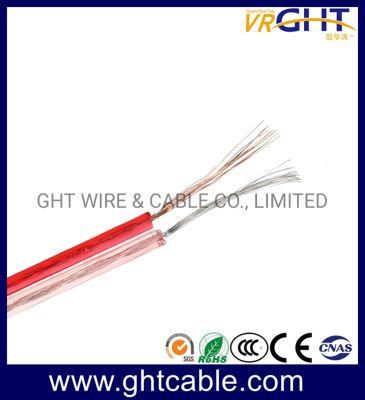 Transparent Flexible Low Noise Speaker Cable (2X1.2mmsq CCA Conductor)