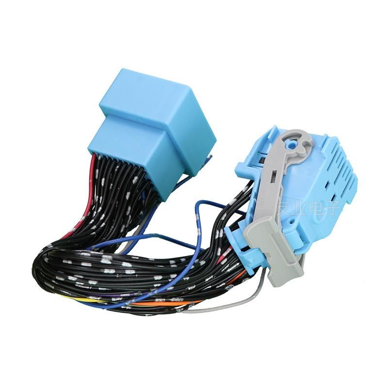 60p Blue Connector Wire Harness for Audi Car