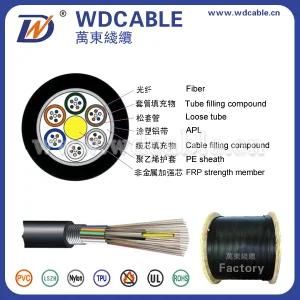 Outdoor Single Mode Loose Tube Fiber Optical Cable (G. 652d/G. 655/G. 657)