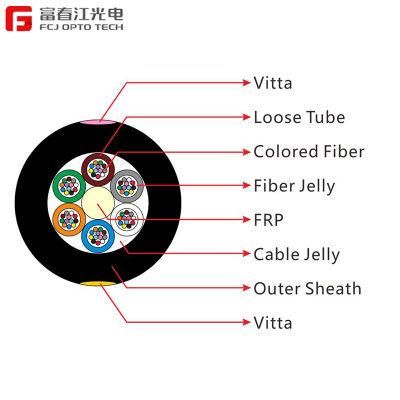 GYFTY Stranded Non-Armored 2-144c Fiber Optic Cable