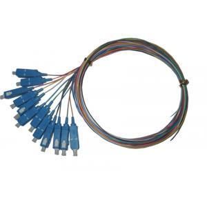 0.3dB Pigtails Fiber Optic Pigtail 12 Colors Sc Pigtail