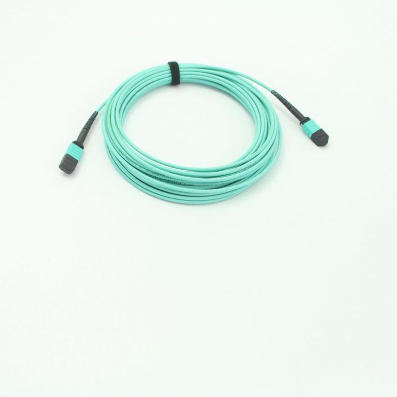 MPO (Female) -MPO (Female) Fiber Optical Patch Jumper with Om5 Fiber Cable 10 Meters