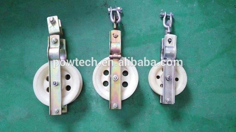 Factory Direct Selling Hook Type Nylon Cable Pulley Block