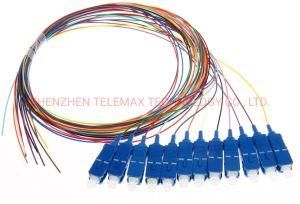 LC/Sc/FC/Sc 0.9mm Sm/mm Fiber Optic Pigtails 1m 1.5m
