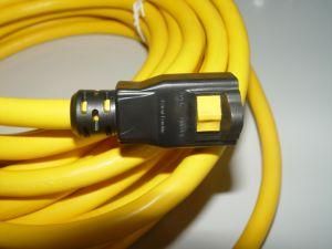 Sjtw 12/3, 100 FT, UL, ETL Auto Lock Extension Cord