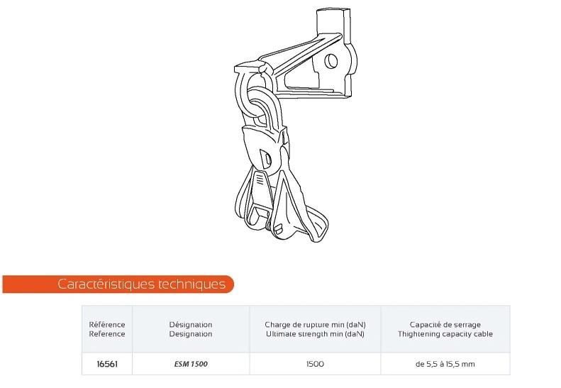 Accessories Cables Unit Suspension Esm1500