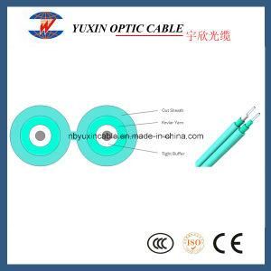 10g Om3 50/125um Multimode Duplex Zipcord Tight Buffer LSZH Indoor Fiber Optic Cable