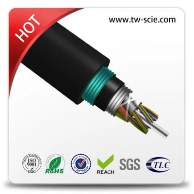 Direct-Burial Loose Tube Stranding Fiber Optic Cable of GYTA53