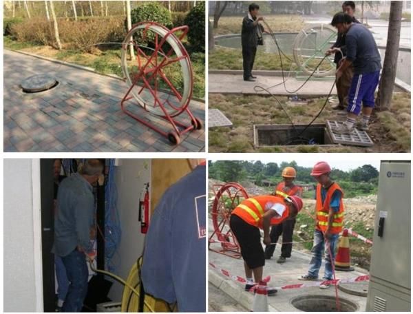 11mm 14mm 16mm FRP Fiberglass Conduit Duct Rodding Cane Cable Pulling Laying Rodder