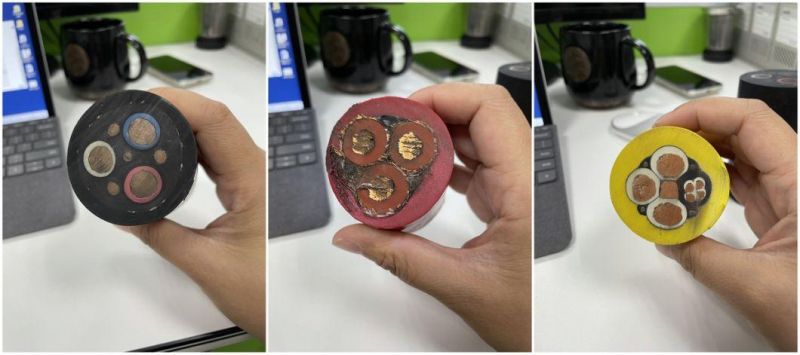 Mcptj-0.66/1.14 Individual Metallic Screen Metal-Screened Monitoring Rubber-Sheathed Soft Cable
