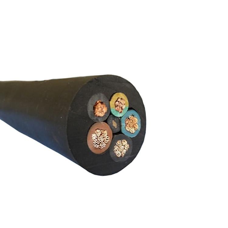 Pnct 450/750V 16c 2.5mm2 Epr Insulation CPE Black Sheath Rubber Flexible Power Cable