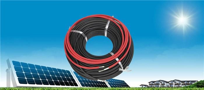 Flexible Copper Core PVC Jacket 2.5mm 4mm 6mm Solar Panel PV Photovoltaic Cable & Wire