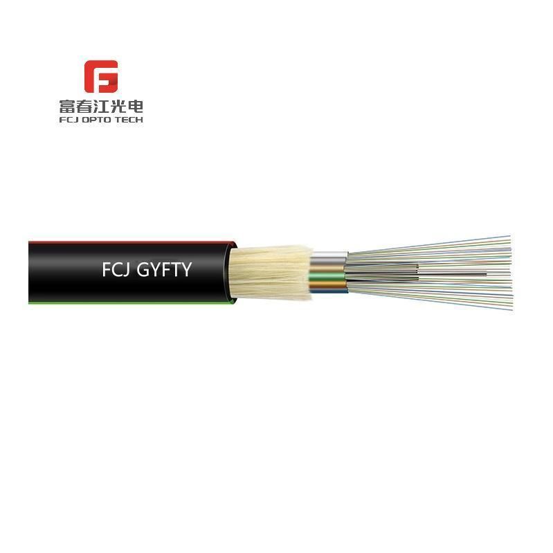 No-Metallic/No-Armored Outdoor Fiber Cable 2-144 Core Singlemode Fiber Optic Cable GYFTY