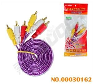 Cable with Golden Connector Component Cable