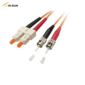 Optic Sc/St Duplex Jumper Patch Cord Single Mold/Multi Mold Upc/APC 2.0mm 3.0mm Optical Fiber