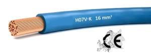 H07V-U, H07V-R, H07V-K Low Voltage Flame Retardant PVC Insualtion Copper Wire