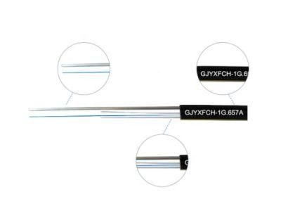 Gjyfxch Outdoor FTTH Drop Cable with FRP or Kfrp (Fire Proof) Gjyfxch and Gjyxch From China Factory