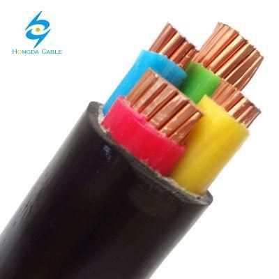 600V 4X25mm 4X50mm 4X95mm 4X120mm PVC Power Cable Nyy