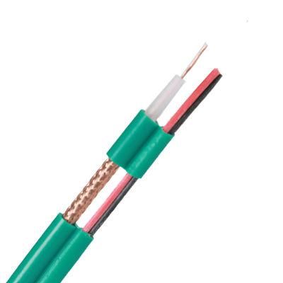 Rg59 with Power CCTV Camera Rg59+2c Siamese Coaxial Communication Cable Manufacture Price Rg59 2DC 1000FT