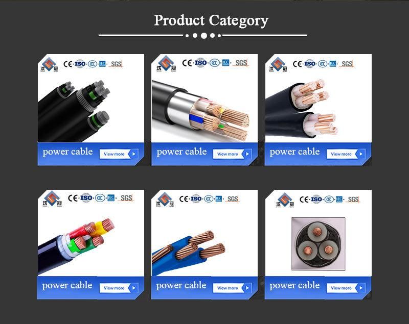 Shenguan PVC/PE Jacket Unshielded Control Flexible China Cu XLPE PVC Multi Core Armoured Signal Cable