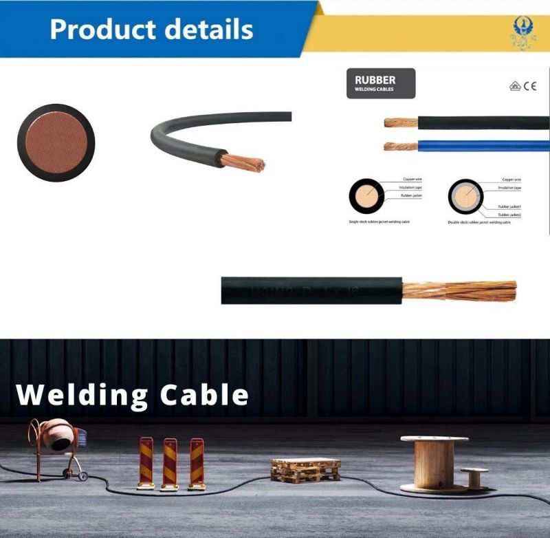 Nyy Ho1n2-D 0361tq BS En 60332-1-2 185 Sqmm, 240 Mmsq Single Core Epr Rubber Flexible Welding Power Wire Cable