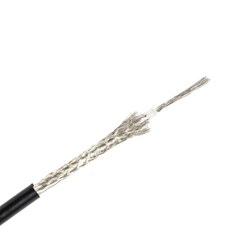 UL1283 Copper Conductor Braided Shielded PVC Insulation Single Core Cable for Audio Video