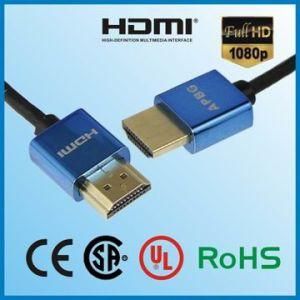Factory Supply Slim Mini HDMI Cable, Audio &amp; Video Cable Made in China (8005-HD-06)