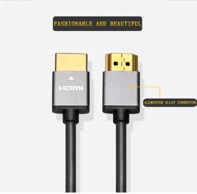 Aluminum alloy shell support 4K 3D 18Gbps ultra slim HDMI cable