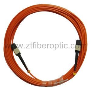 Multimode 12fibers MPO Optical Fiber Patch Cord