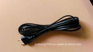 Power Cord Plug with Flat PVC Cable