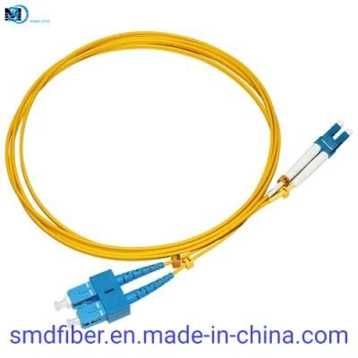 LC/Upc to Sc/Upc Connector 3m 5m Type of Sm Dx 50/125 Optical Fiber Cable