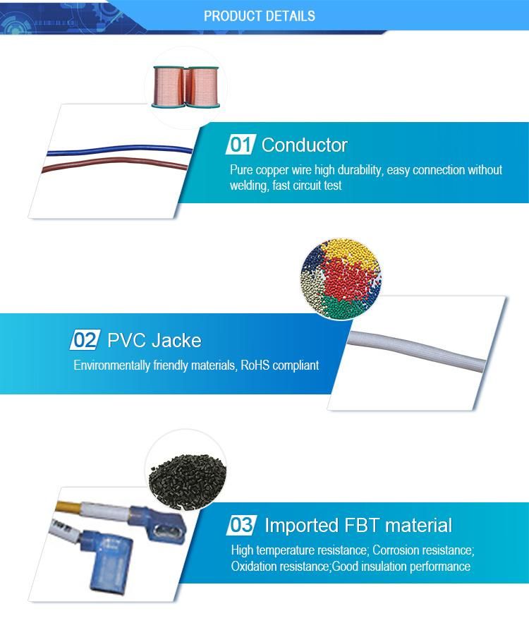 OEM ODM Electrical Wiring Harness Custom Home Appliance Terminal Connector Air Conditioner Wire Harness