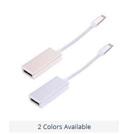 USB 3.1 Type C Male to Displayport Dp Adapter (C-DP-01)