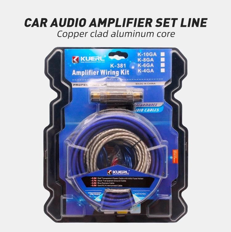Wholesalers Audio Subwoofer Power Cable Hot 6/8/10ga Car Amplifier Wiring Kits