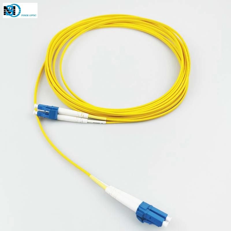 9/125 Sm Duplex LC/Upc-LC/Upc Fiber Optic Cable for FTTH