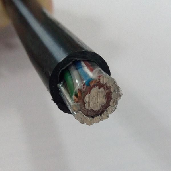 Two Core 16mm 600/1000V XLPE Insulated Al Service Cable Complete with 2X0.5 mm2 Copper Pilot Cores Concentric Cable