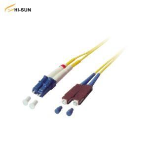 Optic LC/Mu Duplex Jumper Patch Cord Single Mold/Multi Mold Upc/APC 2.0mm 3.0mm Optical Fiber