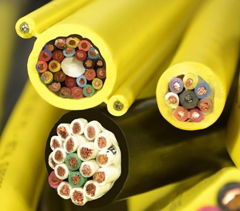 Pendant Cable with Dual Strain Relife Steel Wires S05vvd7-F for Overhead Crane Cable