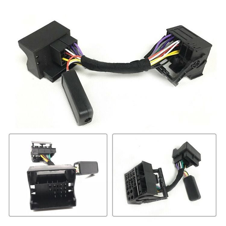 Car 1PC Mfsw Quadlock Adapter Cable Fit for RCD330 Jetta Gti Mk5 Fix Battery Drain