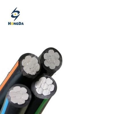 Aluminum Conductor PVC Jacket 0.6/1kv Aerial Overhead Line