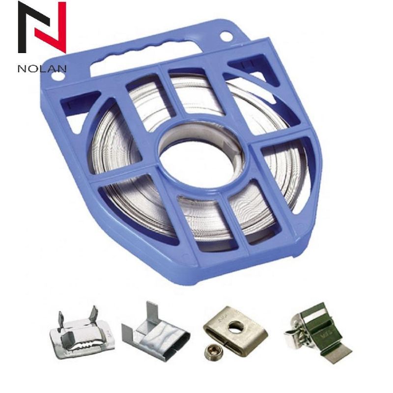 304 Stainless Steel Strapping Band Pole Hoop Fixed Binding Cable Tie