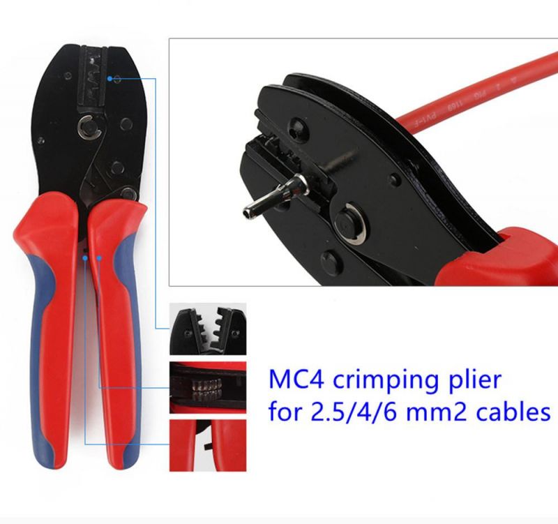 Solar Tool Kit Available with Cable Stripper, QC4 Crimping Plier and Spanner