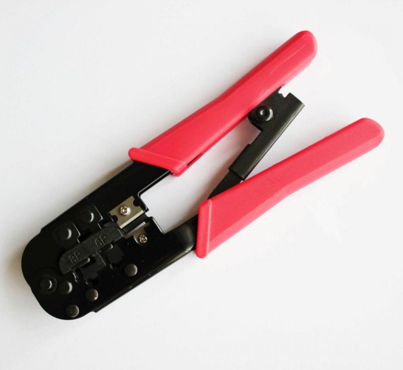 Crimping Tool for Modular Plug with Ratchet Type