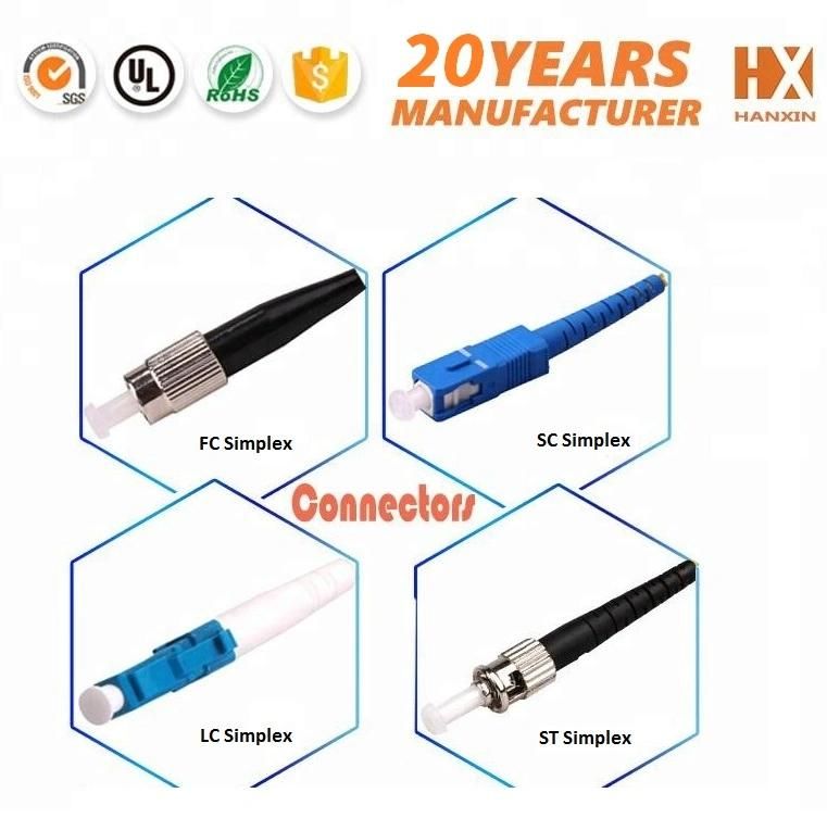 Hanxin Brand LC/Upc/APC Singlemode Multicore Pigtail
