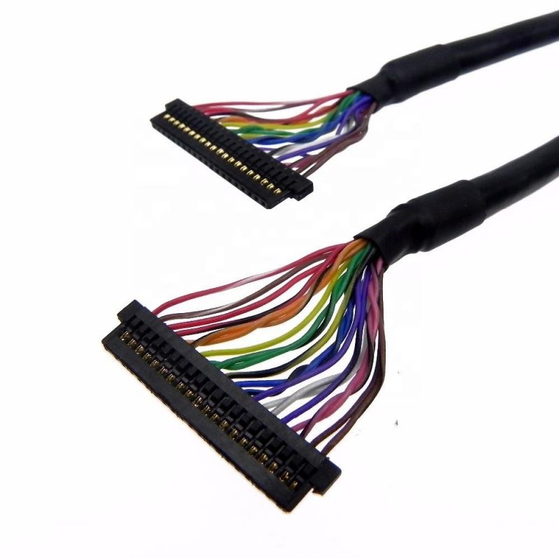 Custom 20 Circuits Lvds Cable Assembly Wire Harness