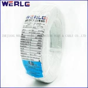 UL 1592 300V AWG 20 White Tinned Teflon Insulated Tinned Copper Stranded Wire