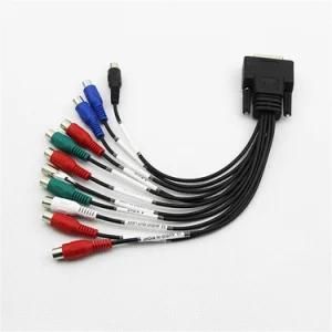 Black dB26 to 11 RCA Cable for Audio Video Devices