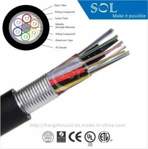 Outdoor GYTA Communication Plastic Optical Fiber Cable